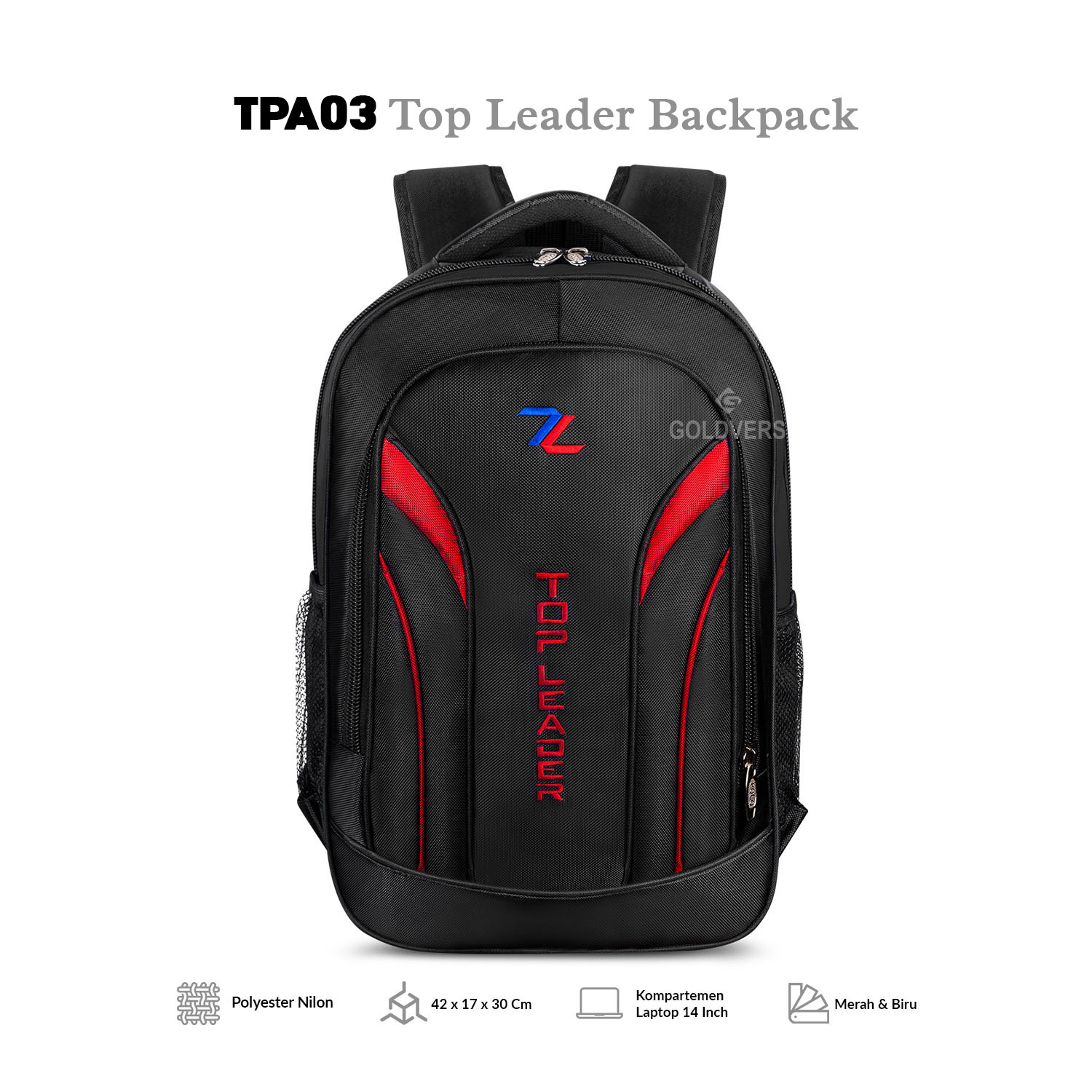 TOP LEADER - Tas Ransel Sekolah Anak Backpack Pria Wanita 
