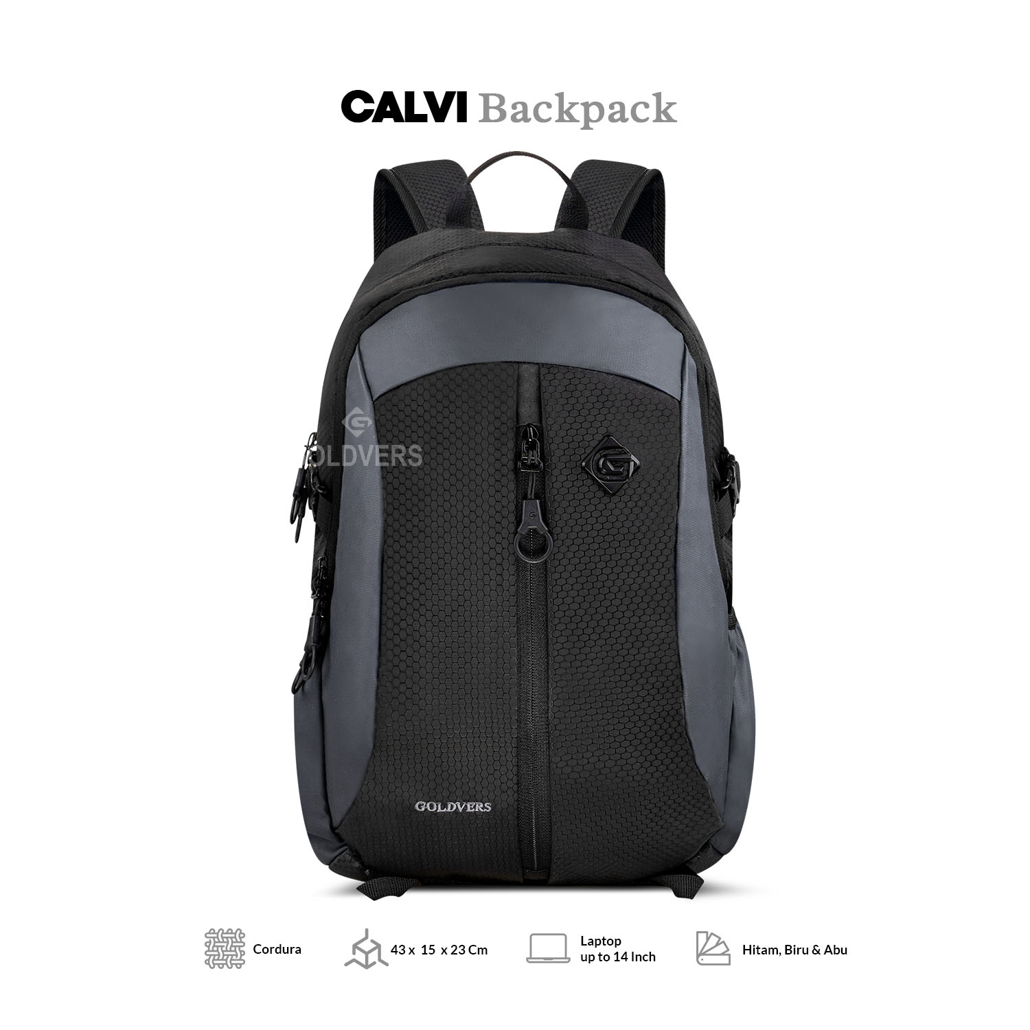 CALVI - Tas Ransel Pria Backpack Fashion Tas Punggung Tas Laptop Ransel Premium Sekolah Sport Unisex